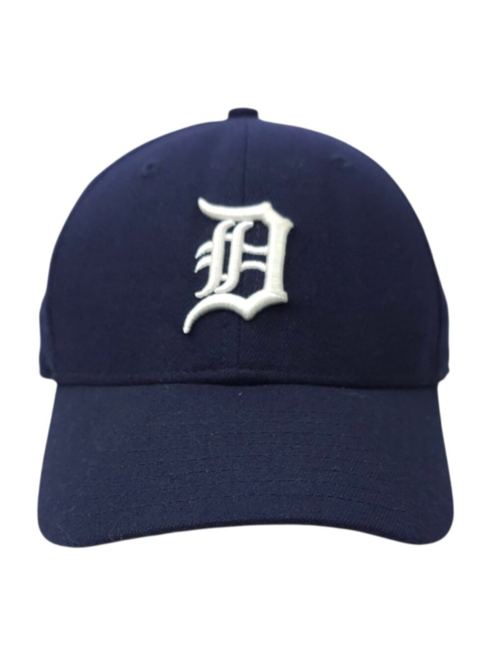 Detroit Tigers MLB Navy Blue Baseball Cap Hat Classic White Old English D Logo - Picture 9 of 15